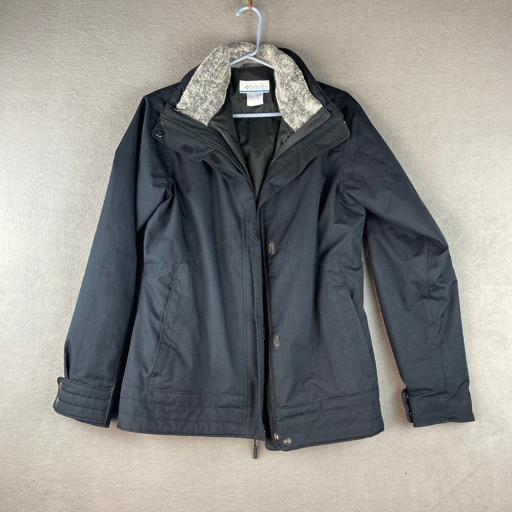 Columbia Interchange Woman's Black Size Medium Jacket